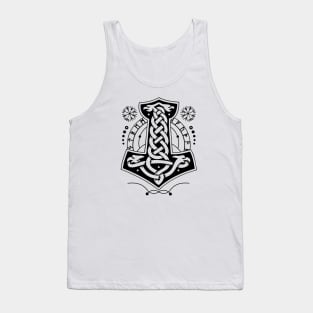 Mjolnir - The Hammer of Thor | Norse Pagan Symbol Tank Top